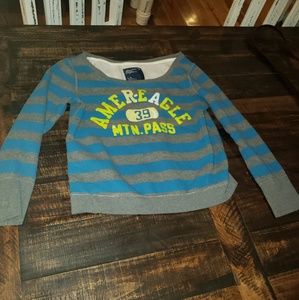 American Eagle off the Shoulder Sweatshirt